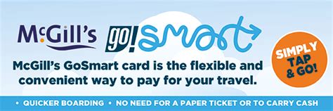 go smart card mcgills|go smart card.